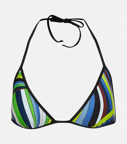 Pucci Printed triangle bikini top - Pucci - Modalova