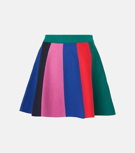 Minifalda de algodón y cachemir colorblock - JW Anderson - Modalova