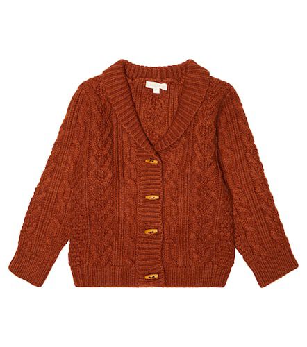 Sacha cable-knit wool-blend cardigan - Louise Misha - Modalova