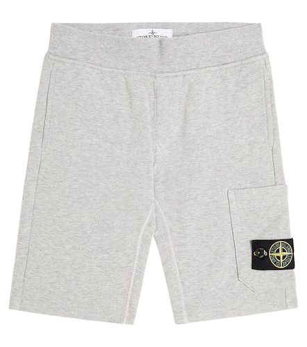 Cotton jersey shorts - Stone Island Junior - Modalova