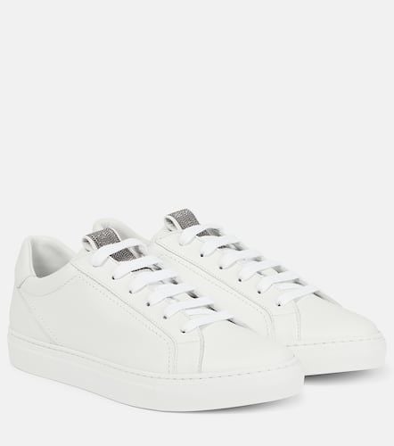 Monili-embellished sneakers - Brunello Cucinelli - Modalova