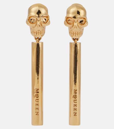 Pendientes Skull con logo - Alexander McQueen - Modalova