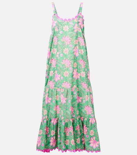Printed cotton maxi dress - Juliet Dunn - Modalova