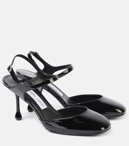 Pixie 80 patent leather slingback pumps - Jimmy Choo - Modalova