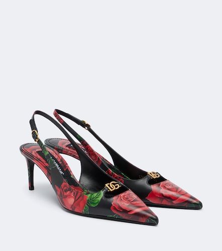 Pumps slingback DG in pelle - Dolce&Gabbana - Modalova