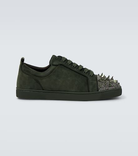 Sneakers Louis Junior SpikeS aus Veloursleder - Christian Louboutin - Modalova