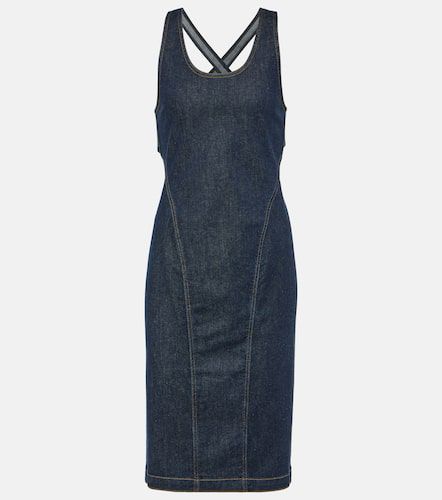 Alaïa Denim midi dress - Alaia - Modalova