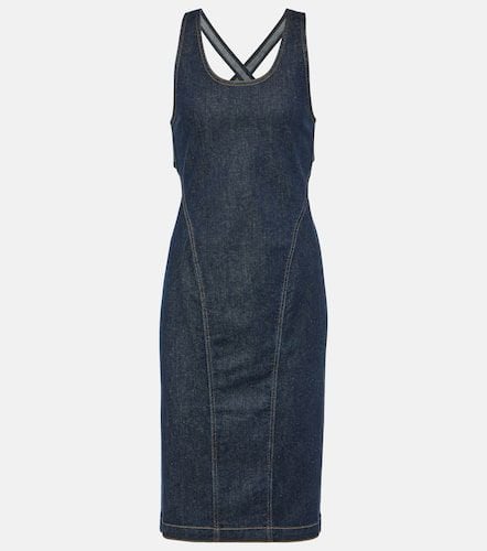 Alaïa Midikleid aus Denim - Alaia - Modalova