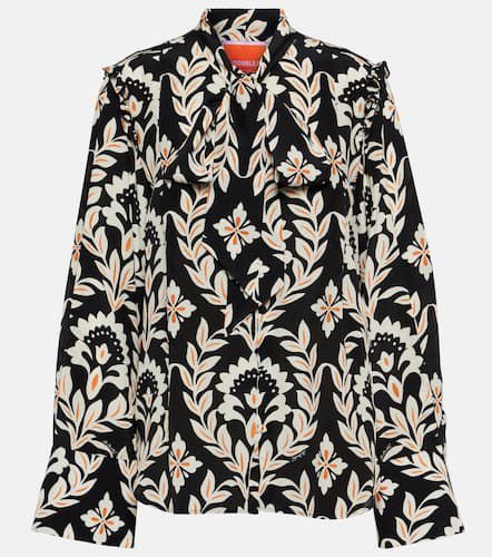 Ascot printed crÃªpe de chine blouse - La DoubleJ - Modalova