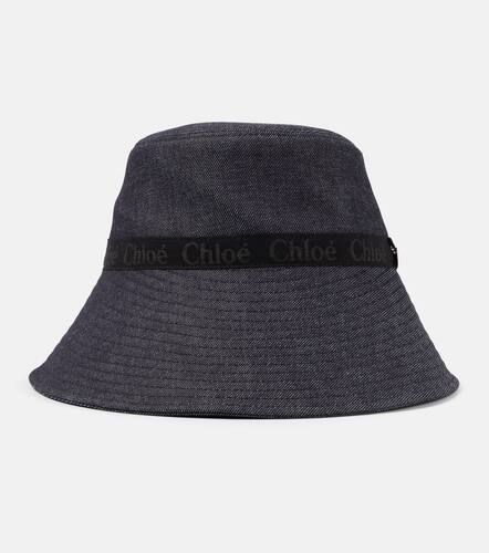 ChloÃ© Woody denim bucket hat - Chloe - Modalova