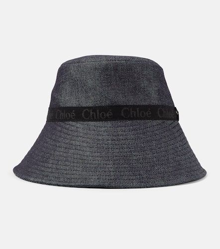 ChloÃ© Woody denim bucket hat - Chloe - Modalova