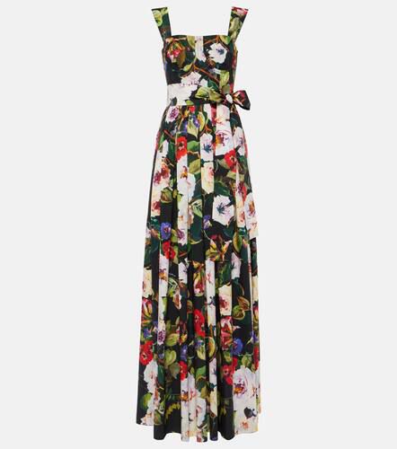 Dolce&Gabbana Floral cotton gown - Dolce&Gabbana - Modalova