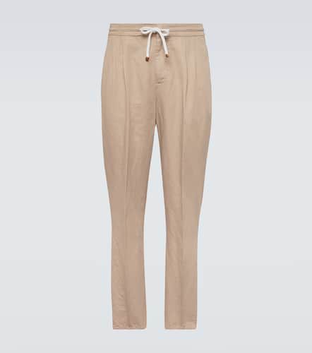 Linen and cotton pants - Brunello Cucinelli - Modalova