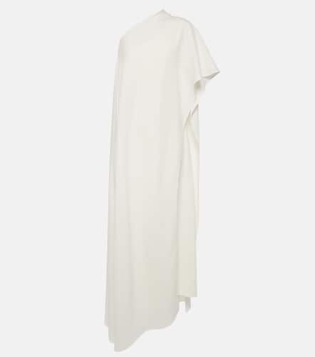Caped asymmetric silk midi dress - Valentino - Modalova