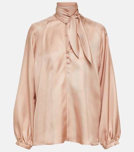 Bow-embellished silk blouse - Max Mara - Modalova