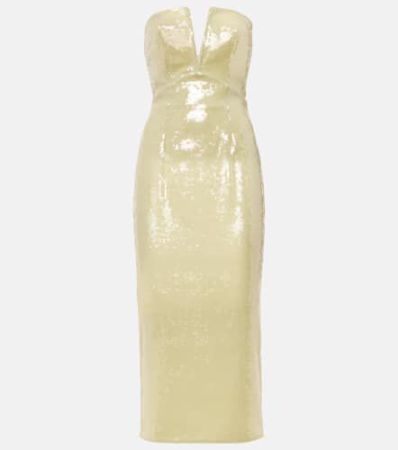 Sequined strapless corset dress - Roland Mouret - Modalova