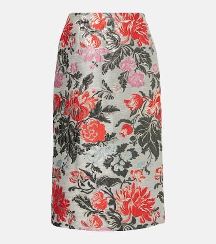 Floral jacquard pencil skirt - Carolina Herrera - Modalova