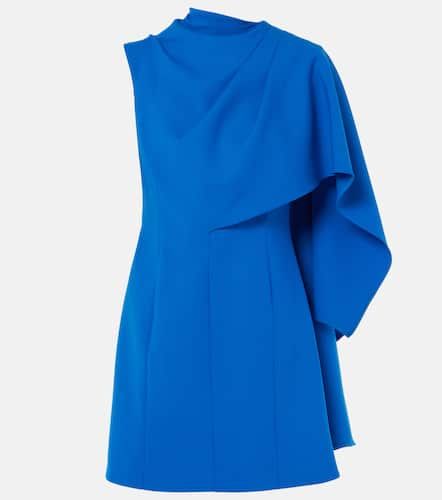 Caped wool-blend minidress - Oscar de la Renta - Modalova