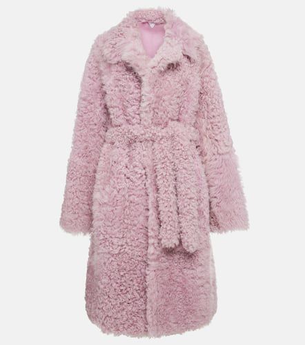 Oversized shearling wrap coat - Bottega Veneta - Modalova