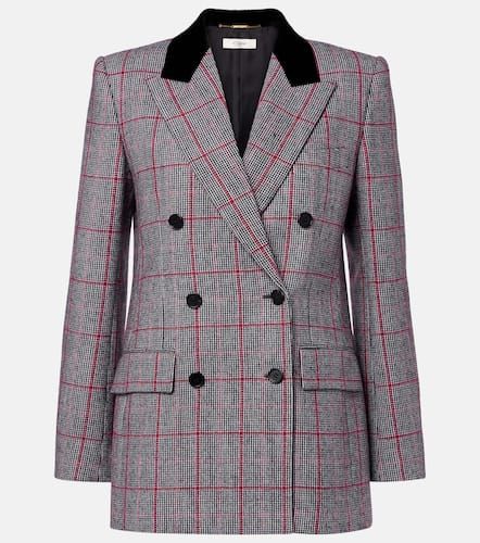 Checked double-breasted wool jacket - Chloe - Modalova