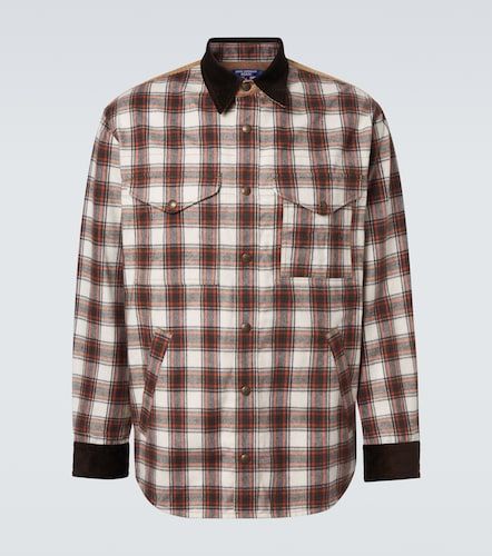 Checked cotton flannel jacket - Junya Watanabe - Modalova