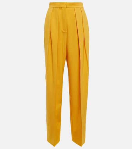 Wool-blend high-rise pleated pants - Stella McCartney - Modalova