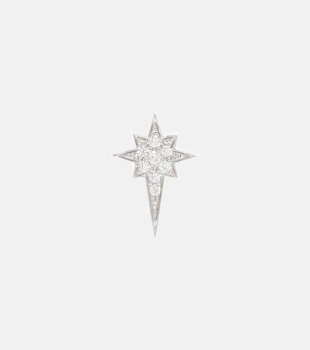 Einzelner Ohrring North Star Small aus 14kt Weißgold mit Diamanten - Robinson Pelham - Modalova