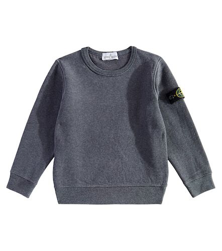 Cotton jersey sweatshirt - Stone Island Junior - Modalova