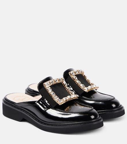 Mules Viv' Rangers de piel adornados - Roger Vivier - Modalova