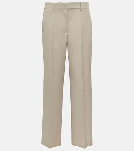 High-rise straight wool pants - The Row - Modalova