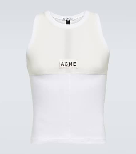 Tank top de jersey con logo - Acne Studios - Modalova