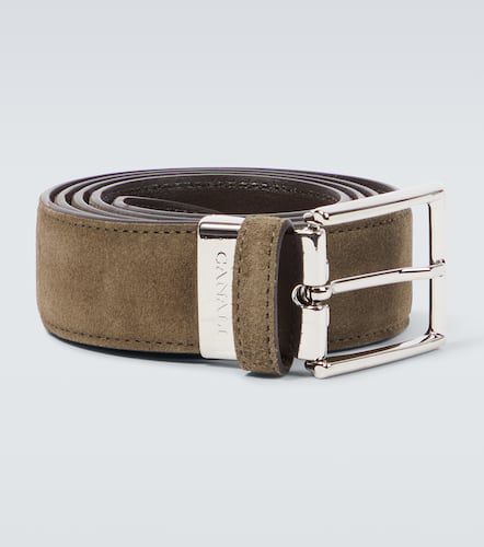 Canali Reversible suede belt - Canali - Modalova