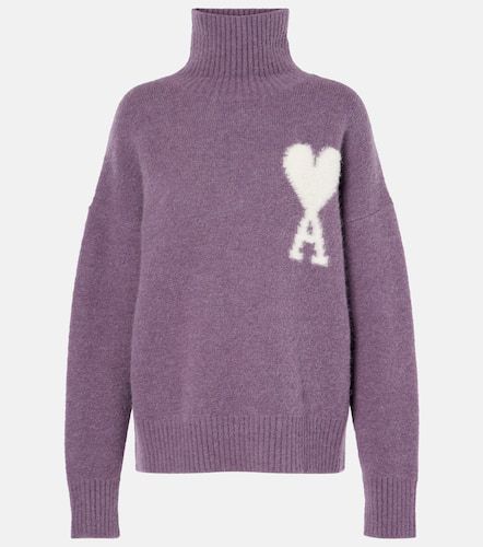 Ami De CÅur wool-blend turtleneck sweater - Ami Paris - Modalova