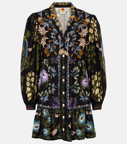 Winter Garden floral minidress - Farm Rio - Modalova