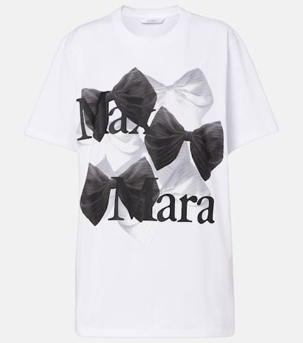 T-shirt Sequoia imprimé en coton à logo - Max Mara - Modalova