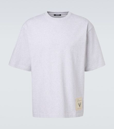 Camiseta oversized de jersey de algodón con logo - Jacquemus - Modalova