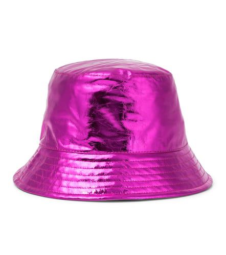 Haley metallic leather bucket hat - Isabel Marant - Modalova