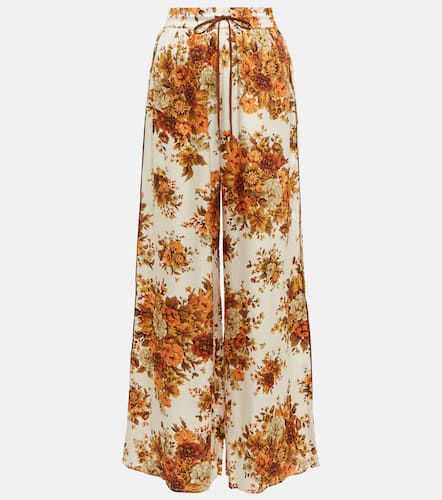 AlÃ©mais Derby floral wide-leg silk pants - Alemais - Modalova