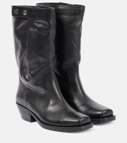 Ademe leather cowboy boots - Isabel Marant - Modalova