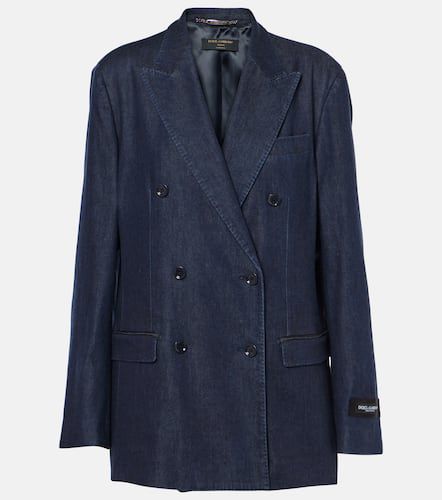 Dolce&Gabbana Blazer aus Denim - Dolce&Gabbana - Modalova