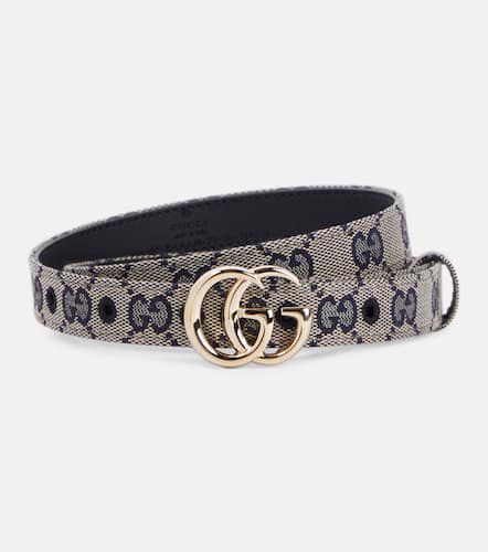 Gucci GG Marmont canvas slim belt - Gucci - Modalova