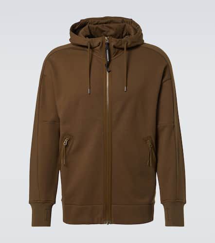 Goggle cotton fleece zipped hoodie - C.P. Company - Modalova