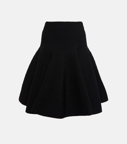 AlaÃ¯a Ribbed-knit miniskirt - Alaia - Modalova