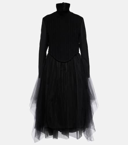 Midikleid mit Tüll - Noir Kei Ninomiya - Modalova