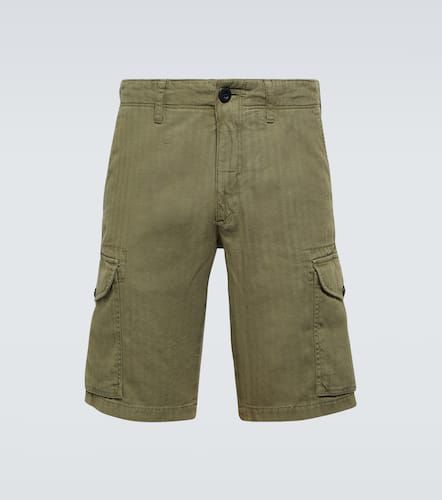 Cargo-Shorts aus Baumwolle und Leinen - Incotex - Modalova