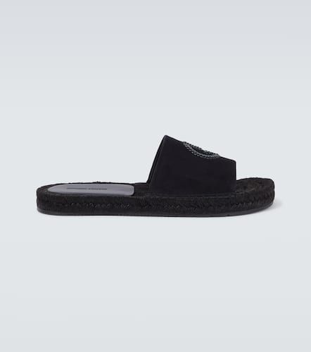 Sandalias de piel con logo - Giorgio Armani - Modalova