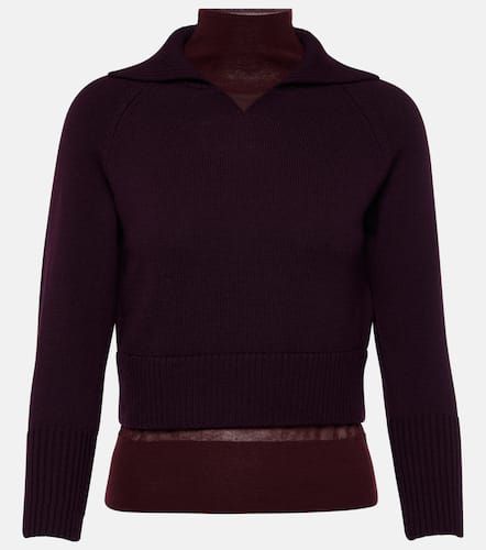 Layered wool sweater - Victoria Beckham - Modalova