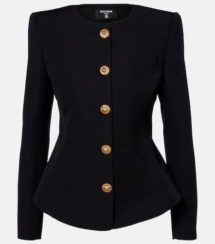 Balmain Blazer en laine vierge - Balmain - Modalova