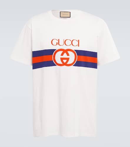 Gucci Camiseta de algodón con GG - Gucci - Modalova