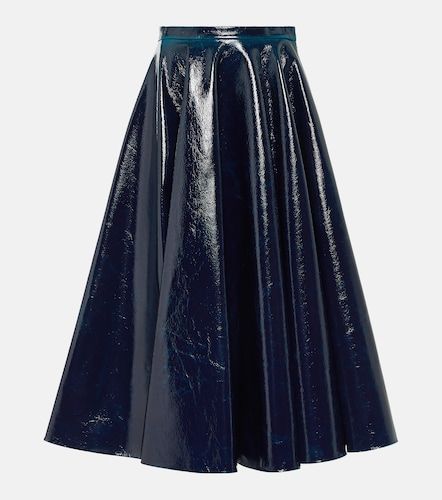 Alaia Coated wool-blend midi skirt - Alaia - Modalova